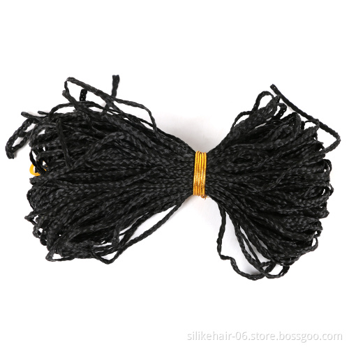 28" Synthetic micro Knot zizi braid hair coloured hair braid soft Curly afro kinky  crochet braids hair